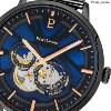 Montre PIERRE LANNIER Collection TRIO noir milanais automatique Homme