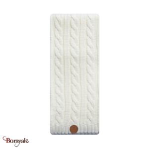 Echarpe Creamy Gin blanc Adulte Cabaïa 100% acrylique