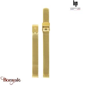 Bracelet de montre Lip Milanais doré 10 mm 675473