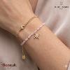Bracelet ANTHAREA Pierre Lannier BJ25A5251 acier poli de couleur or