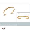 Bracelet Jonc Plaqué Or fin Borayale Collection : Les essentielles