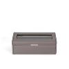 Coffret boite 4 montres, Friederich 1923 serie Bond grain croisé 20115-3