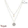 Collier LUNELIA Pierre Lannier BJ30A0211 acier poli de couleur or