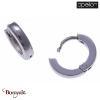 Créoles Acier inoxydable, Collection: homme APOLLON