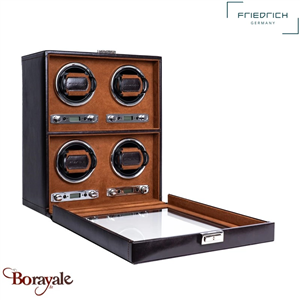 Remontoir 4 montres, Friederich 1923 série Bond electronique marron 29483-3