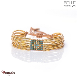 Bracelet -Belle mais pas que- collection Golden Pistachio B-1885-PISTA