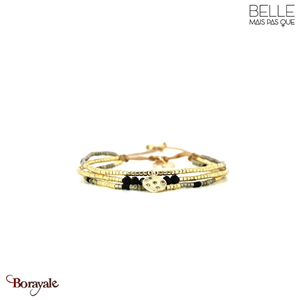 Bracelet Belle mais pas que, Collection: Precious Black B-2075-PB