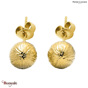 Boucles d'oreilles Pierre Lannier Nova acier doré sans nickel BJ08A2201