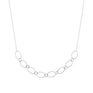 Collier argent 925° rhodié Collection : Les essentielles