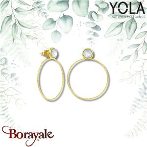 Boucles d'oreilles Nacre, Collection: Nature et élégance YOLA