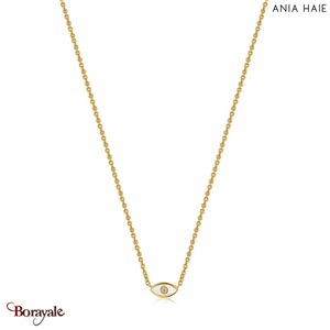 Wild Soul, Collier Argent plaqué Or 14 carats ANIA-HAIE N030-01G