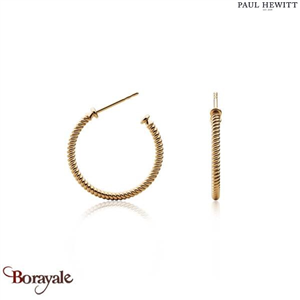 Boucles d'oreilles PAUL HEWITT collection Anchor PH-ER-ROH-G