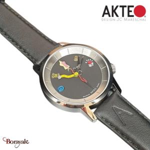 Montre AKTEO Art - Atelier Hot couture ronde 38 mm argent AAt03-N