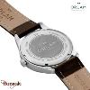 Montre Homme Orlam Echo cadran gris bracelet cuir marron étanche 10 ATM ORSSLEC0