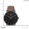 Montre PIERRE LANNIER Collection CITYLINE noir cuir Homme