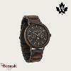 Montre WOODWATCH ELEMENT - 41 MM Brushed Iron Walnut Noyer WW-EL-BIW