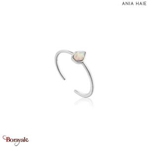 Mineral Glow, Bague Argent plaqué rhodium  ANIA-HAIE R014-03H