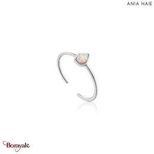 Minéral Glow, Bague Argent plaqué rhodium ANIA-HAIE R014-03H