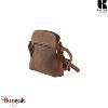 Sac bandoulière KASZER collection Wyoming brun naturel moyen 20622-C6
