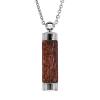 Collier THABORA Homme pendentif bois acier