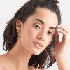 Luxe Minimalism, Boucles d'oreilles Argent plaqué Or 14 carats ANIA-HAIE E024-01