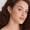 Forget Me Knot, Boucles d'oreilles Argent plaqué rhodium  ANIA-HAIE E029-02H