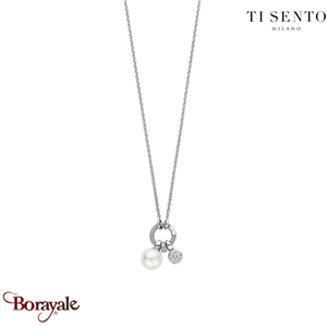 Collier TI Sento Perles femme 34113PW/42