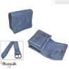 Pochette KASZER collection Wyoming Blue en Cuir de vachette bleu jeans 20653-B6