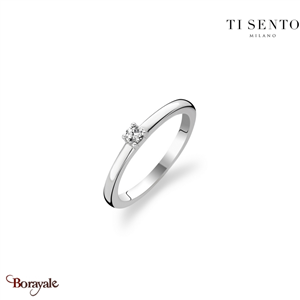 Bague TI Sento Solitaire femme 1871ZI/54