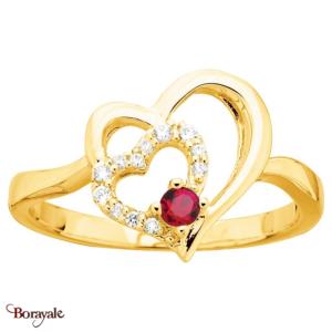 Bague Gemstar Brand, collection : Plaqué OR Femme