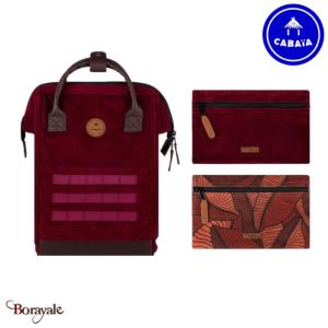 Sac à dos Cabaïa Adventurer + 2 poches, Vientiane, Medium en Velours recyclé