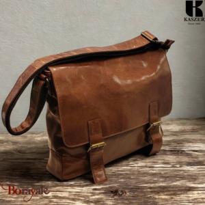 Besace KASZER collection Rhodes Cognac foncé 30003-C6