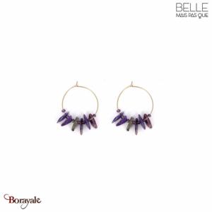 Boucles d'oreilles Belle mais pas que, Collection: Naomie Améthyste NAOM-BO3