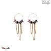 Boucles d'oreilles Belle mais pas que, Naomie chaînes, multi couleurs