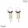 Boucles d'oreilles Belle mais pas que, Collection: Naomie chaînes Tourmaline NAO