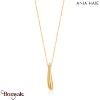 Collier Ania Haie Luxe Minimalism plaqué or 14 carats sur argent N024-02G