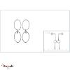 Boucles d'oreilles argent 925° rhodié Borayale Collection : Les essentielles