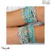Bracelet -Belle mais pas que- collection Silver Sea B-1818-SISE