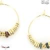 Boucles d'oreilles -Belle mais pas que- collection Noa BO9 NOA-BO9