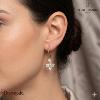 Boucles d'oreilles RUBYA Pierre Lannier BJ23A2211 acier poli de couleur or