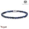 Bracelet Rebel & Rose Bleu nuit - 4mm M, Unisex RR-40130-S-M