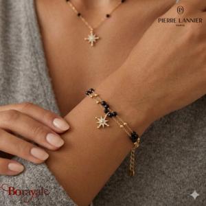 Bracelet AUSTRALE Pierre Lannier BJ22A1231 acier poli de couleur or