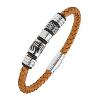 Bracelet All Blacks bijoux Homme acier et cuir 682331