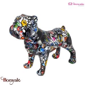 Bulldog anglais tirelire décorative Pomme Pidou Bodhi's big max Taille L