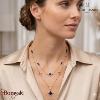 Collier Nebulia Pierre Lannier BJ26A0261 acier poli de couleur or