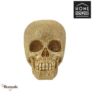 Crâne  Home Edelweiss collection : Skull 14 cm