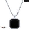 Collier Onyx Acier Apollon homme