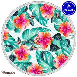 Serviette Ronde CABAIA coton OEKO TEX Porquerolles