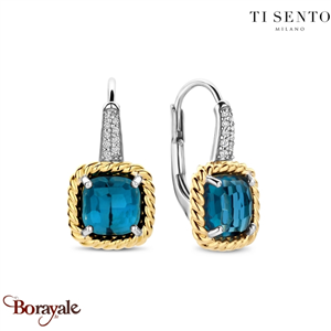 Boucles d'oreilles TI Sento Topaze femme 78042DB