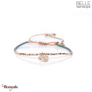 Bracelet -Belle mais pas que- collection Golden Pistachio B-1724-PISTA